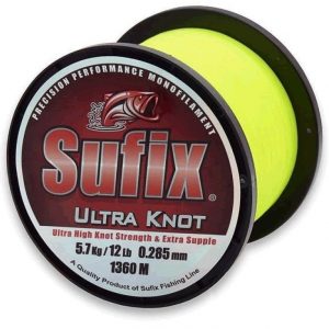 Fir Sufix Ultra Knot Yellow 0,28mm 1360M